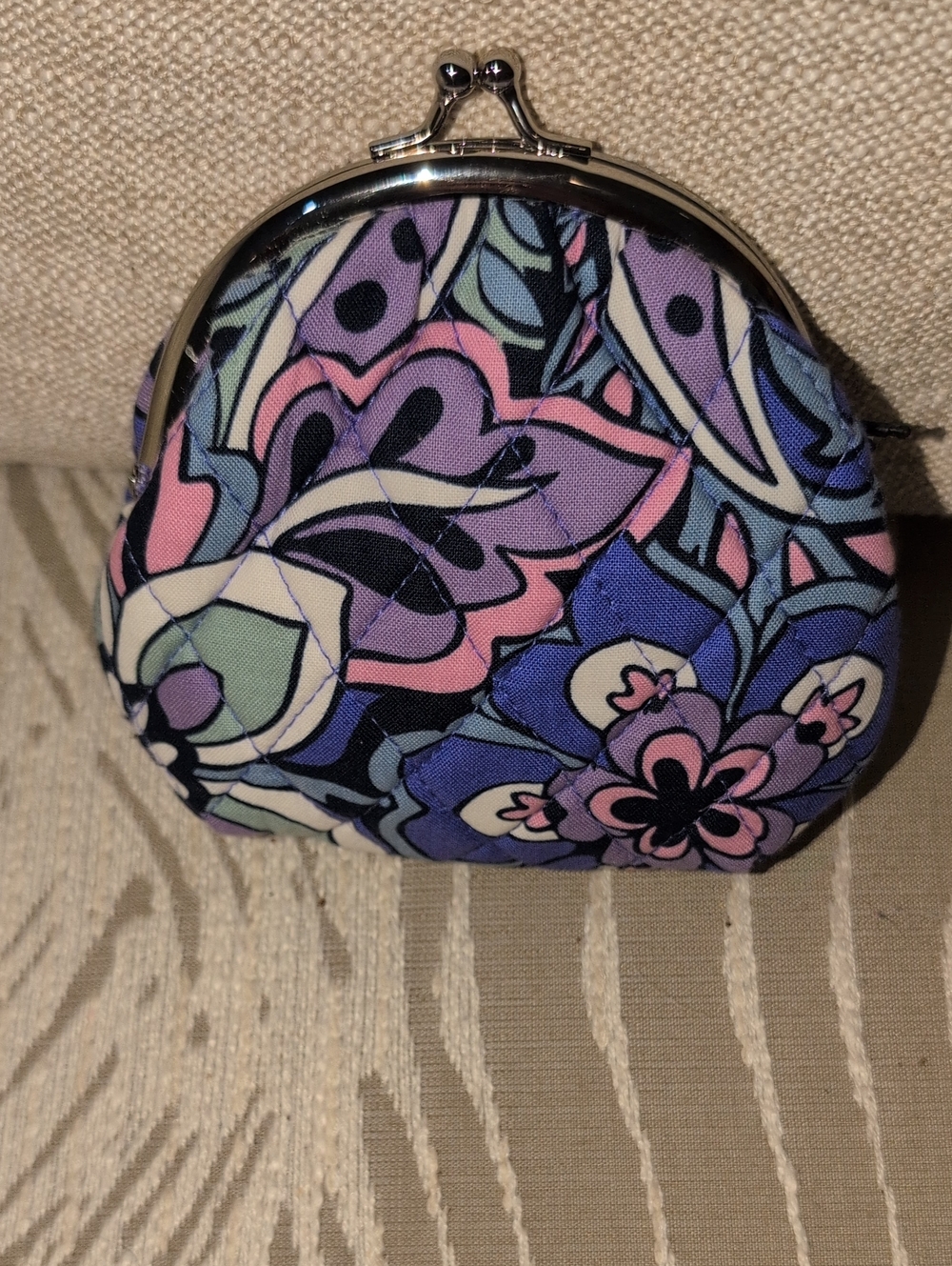 Floral Quilted Coin Purse By Vera Bradley- Retired Pattern - NWT